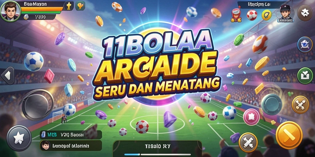 Screenshot gameplay 11BOLA yang menunjukkan keseruan dalam bermain Arcade.