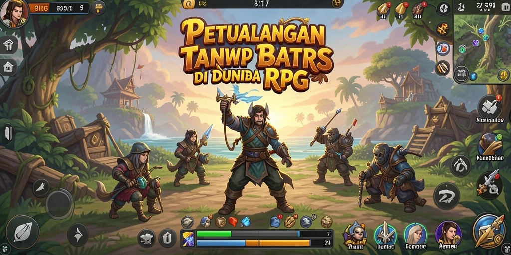 Tampilan gameplay RPG yang memukau dan penuh aksi.