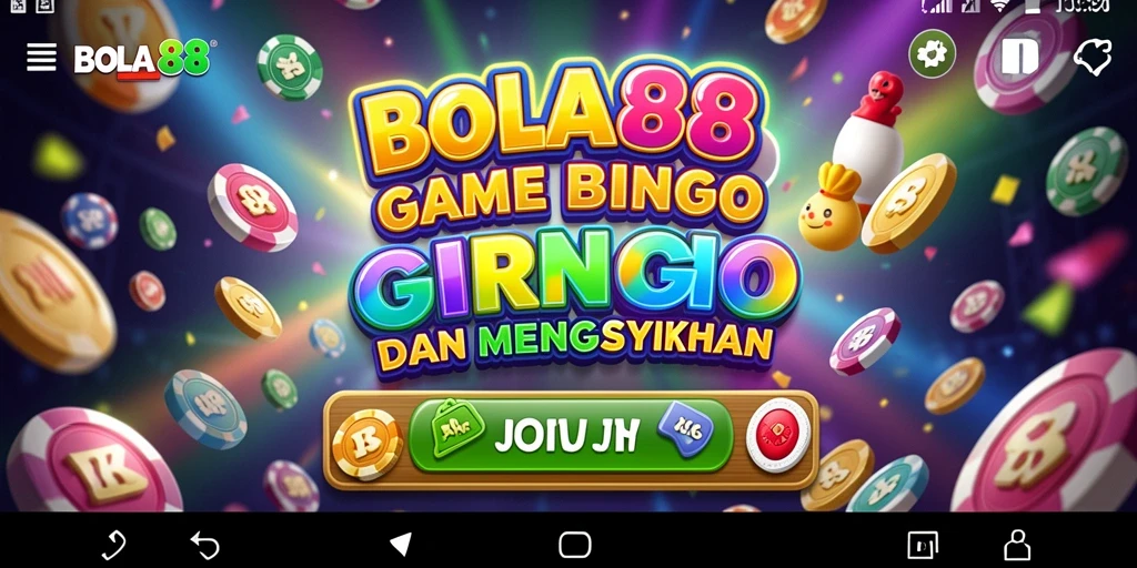Screenshot gameplay BOLA88 menunjukkan momen seru bermain Bingo.