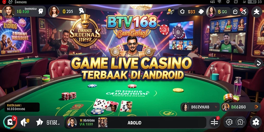 Tampilan gameplay menarik BTV168 dengan dealer langsung dan antarmuka yang interaktif.