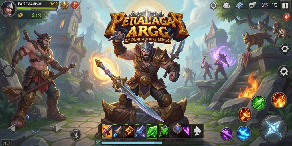 Tampilan seru dari gameplay ARPG di FA99 yang penuh aksi.