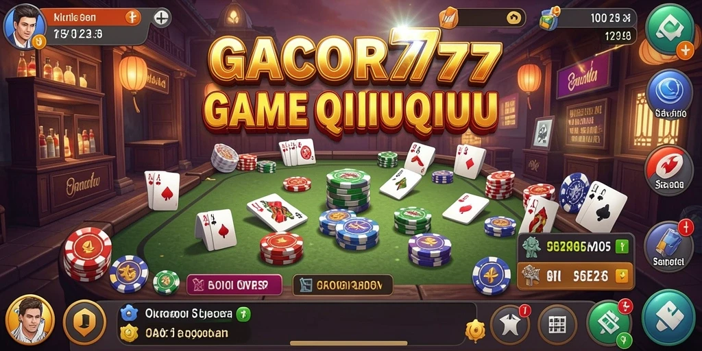 Tampilan gameplay QiuQiu yang seru di GACOR777.