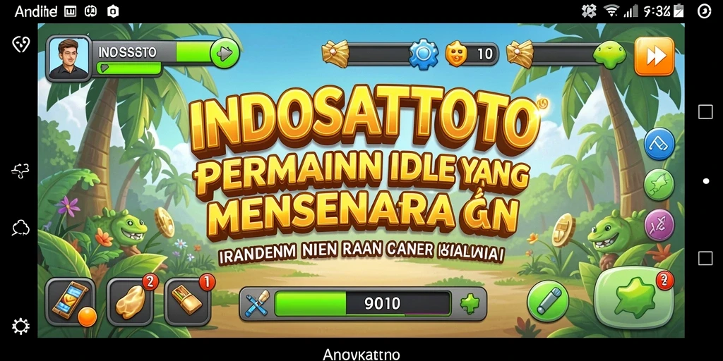 Tampilan gameplay INDOSATTOTO yang menarik dan penuh warna.