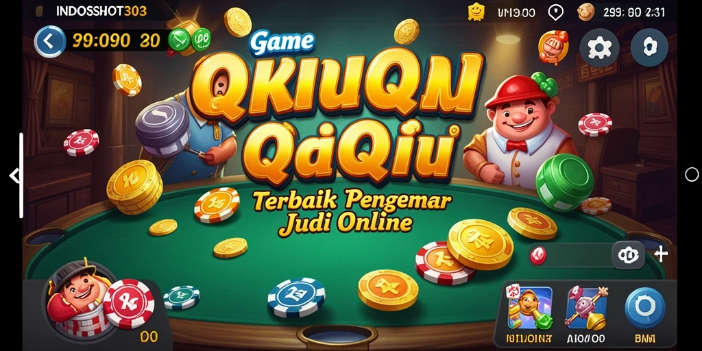 Tampilan seru gameplay QiuQiu di INDOSLOT303.