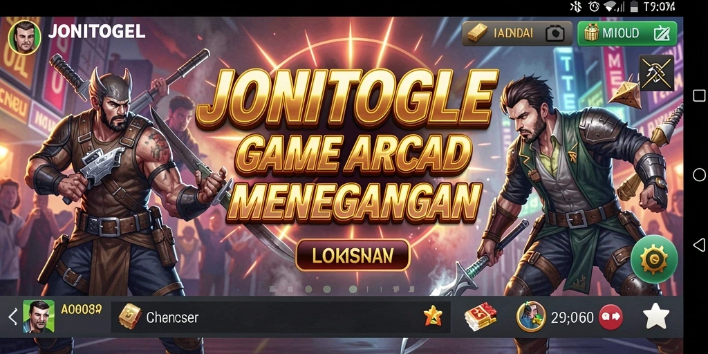 Tampilan gameplay seru dan menantang di JONITOGEL.