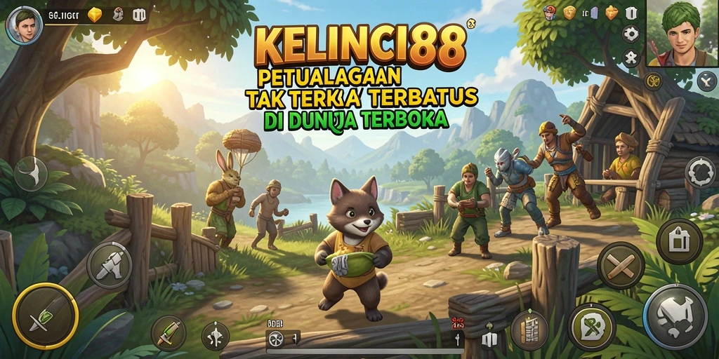 Tampilan gameplay KELINCI88 yang penuh petualangan dan eksplorasi.