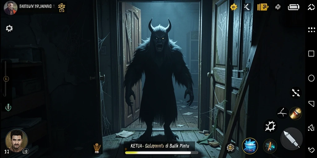 Gameplay KETUA yang mencekam dan menyeramkan.