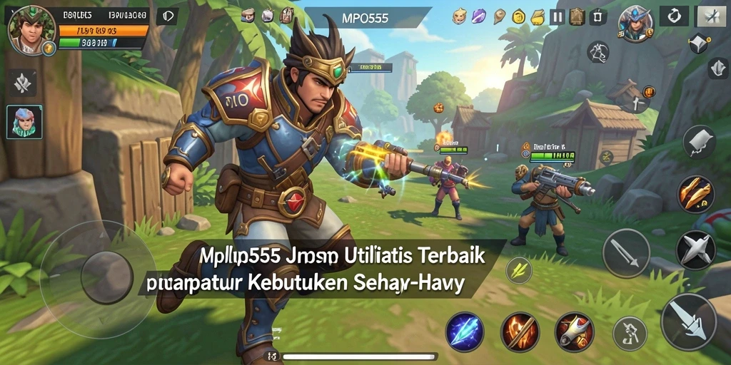Tampilan antarmuka utama MPO555 yang sederhana dan intuitif.