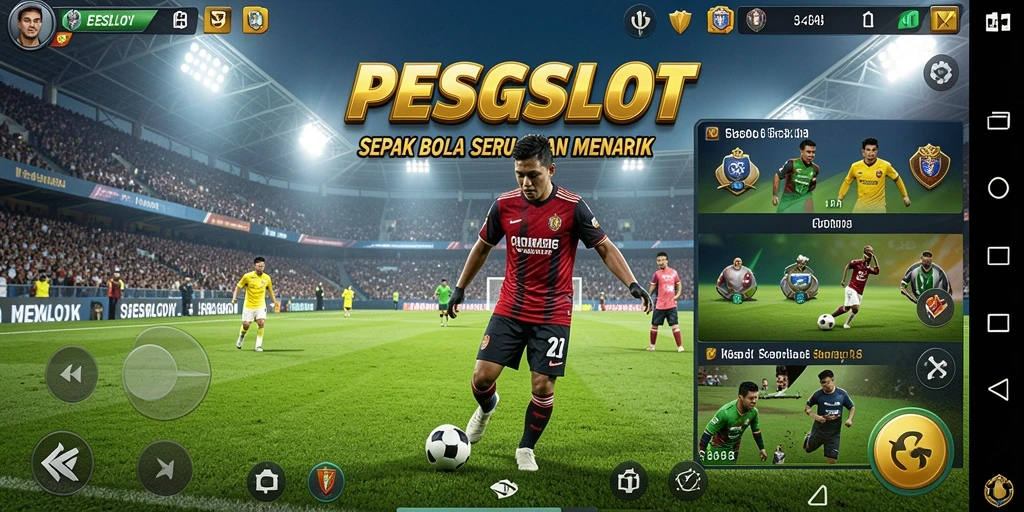 Tampilan gameplay PESGSLOT yang mendebarkan dan penuh aksi.