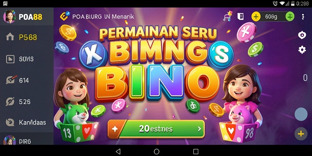 Gameplay menarik POA88 yang menghadirkan keseruan Bingo.