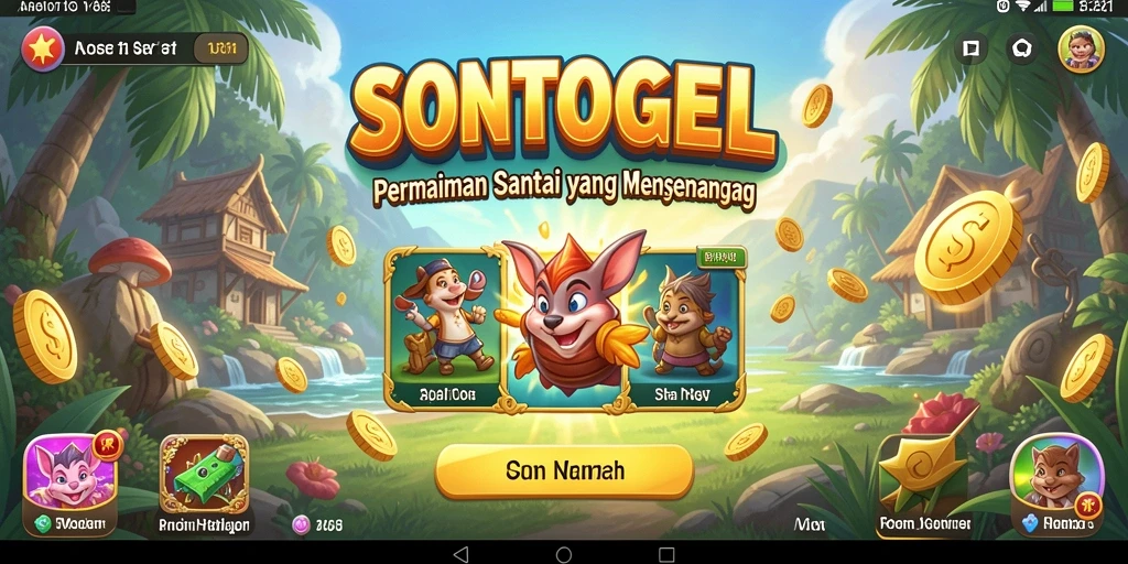Tampilan gameplay menarik dari permainan Casual SONTOGEL.